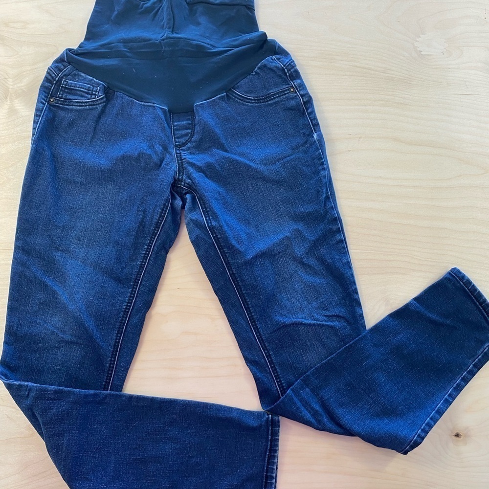 Indigo Blue Maternity Jeggings size Medium (8-10) (DK)